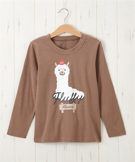 Tシャツ カットソー キッズ 男の子 アニマル プリント 長袖 子供服 女の子 ベビー 服 身長80〜130cm ニッセン nissen | ニッセン | 02