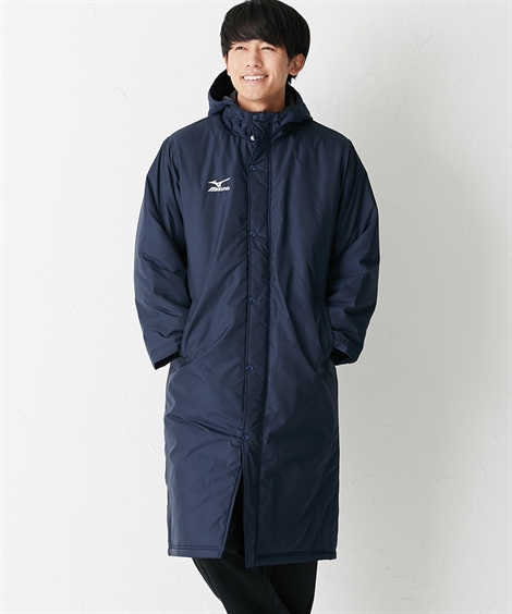 MIZUNO スポーツウェア メンズ 12JE6G60 中綿ベンチ コート ユニセックス M/L/L...