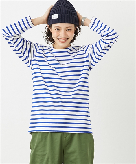 Tシャツ カットソー レディース フレンチバスク シャツ Le temps riche M/L ニッセン nissen｜nissenzai｜04