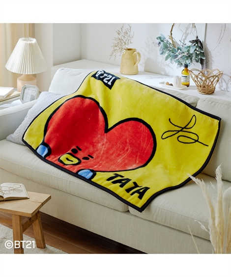 ニッセン（nissen） 毛布 BT21 あったかひざ掛け 冬 ひざ掛け