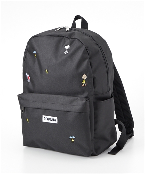 ニッセン（nissen） レディース スヌーピー 刺繍 デザイン リュック A4