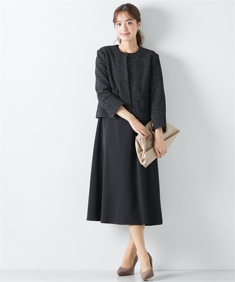 ニッセン（nissen） ワンピーススーツ 大きいサイズ レディース 入学式