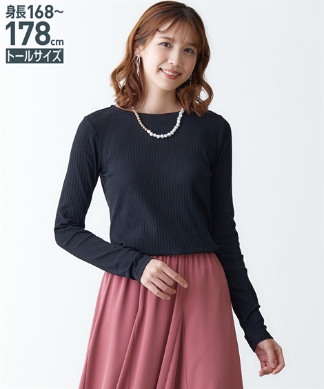 TT8822出品 ニッセン（nissen） Tシャツ カットソー トールサイズ レディース