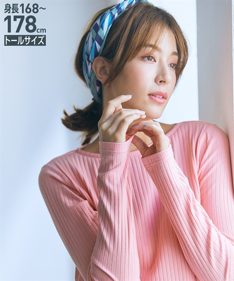 ニッセン（nissen） Tシャツ カットソー トールサイズ レディース