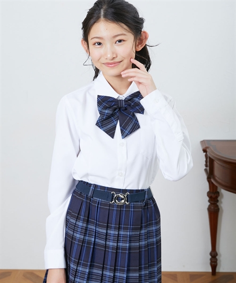 ニッセン（nissen） キッズ 卒業 リボンタイ付 ブラウス 女の子 子供服