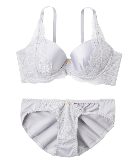 ニッセン（nissen） ブラジャー ショーツ セット レディース 脇高