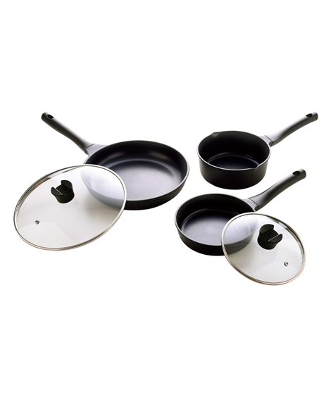 Bellfina フライパンセット 新品未使用 箱あり 送料込み ニッセン（nissen） ベルフィーナ フライパン 5点セット IH用