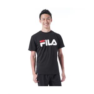 FILA スポーツウェア トップス メンズ ビッグロゴ ドライ 半袖 Tシャツ 吸水速乾 UVカット...