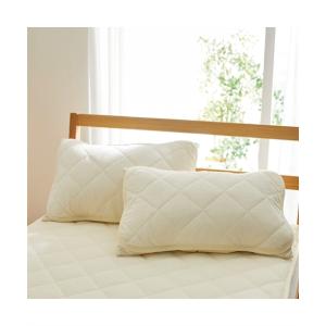 綿100％ タオル 地 枕パッド 同色2枚組 43×63cm用 ニッセン nissen