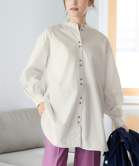 ニッセン（nissen） 大きいサイズ レディース ボタン デザイン バンド