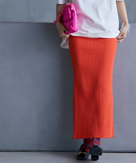 FENDI ハイウエスト ピンク ニットスカート