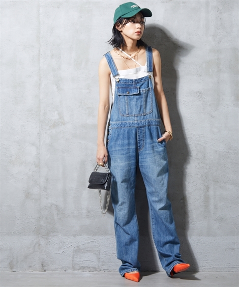ニッセン パンツ サロペット 大きいサイズ レディース ライト