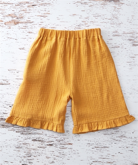 ニッセン パンツ キッズ 綿100％ Wガーゼ ハーフ 女の子 子供服 