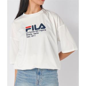 FILA 水着 レディース 水陸両用ロゴ入りラッシュ Tシャツ 223-730 223-730-0 ...