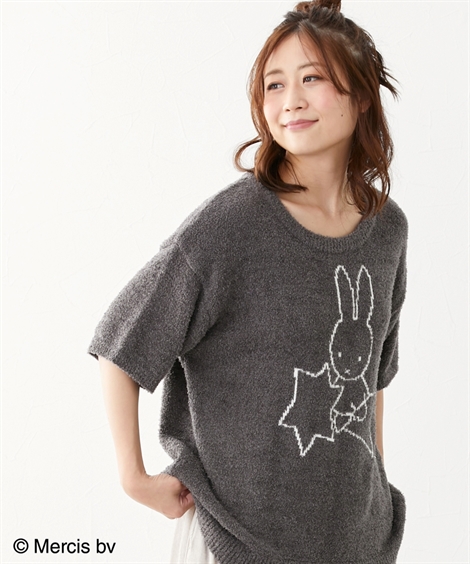 ニット セーター 大きいサイズ レディース ミッフィー/miffy もこもこ プルオーバー L/LL/3L/4L/5L ニッセン nissen｜nissenzai｜04