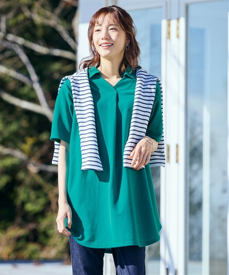 ニッセン（nissen） チュニック 大きいサイズ レディース 吸汗速乾 UV