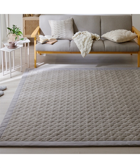 ニッセン（nissen） ラグ 洗える 綿100％ 防ダニ 抗菌防臭 タオル 地