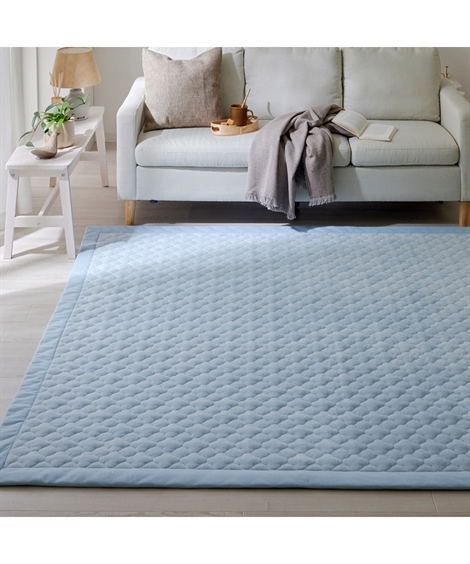 ニッセン（nissen） ラグ 洗える 綿100％ 防ダニ 抗菌防臭 タオル 地