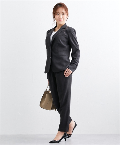 ニッセン スーツ パンツ レディース 大きい胸専用 タテヨコ ストレッチ