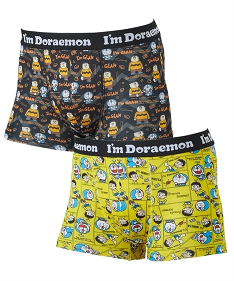 パンツ ボクサー メンズ I'm Doraemon アイム ドラえもん ストレッチ 前閉じ ボクサーパンツ 2枚組 股上やや浅め M/L/LL  ニッセン nissen : zzy4323d1899 : ニッセン Yahoo!店 - 通販 - Yahoo!ショッピング