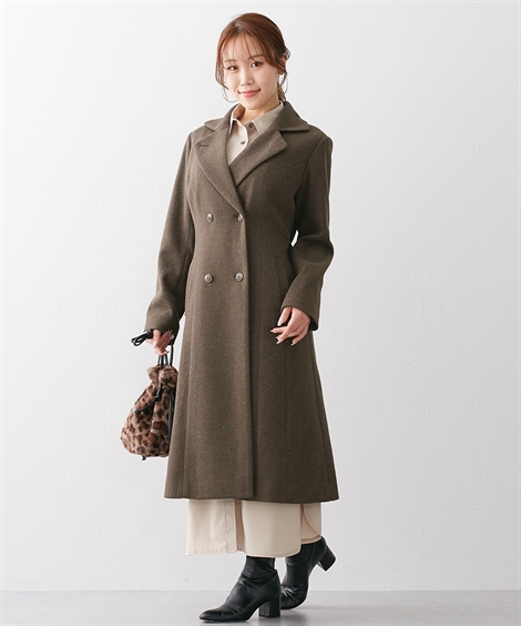 新品 TNGT カシミア シングルコート インサイレンス mamagari ロングシングルチェスターコート【カシミヤ】【LUIGI COLOMBO