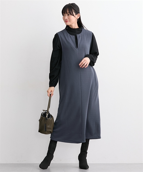 ニッセン（nissen） ワンピース マタニティ ママ 産前 産後 授乳服 裏