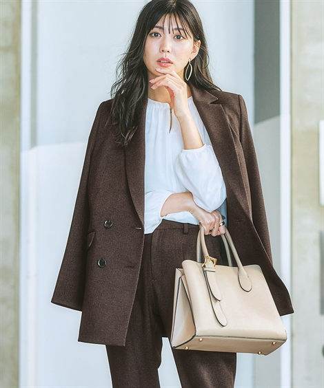 ニッセン（nissen） ジャケット 大きいサイズ レディース 洗えるウール