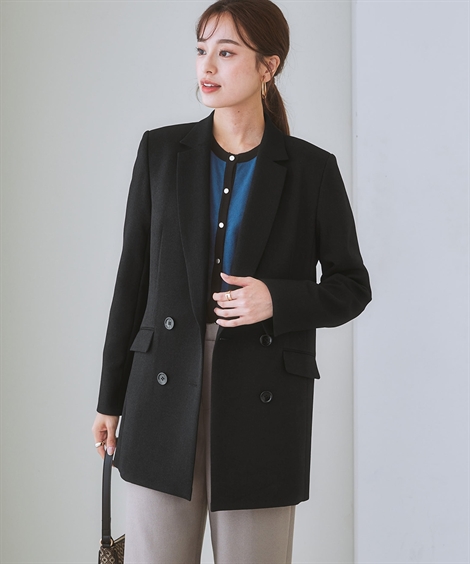 ニッセン（nissen） ジャケット 大きいサイズ レディース 洗えるウール