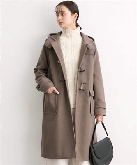 ニッセン（nissen） コート レディース ウール調ダッフル 冬 M/L