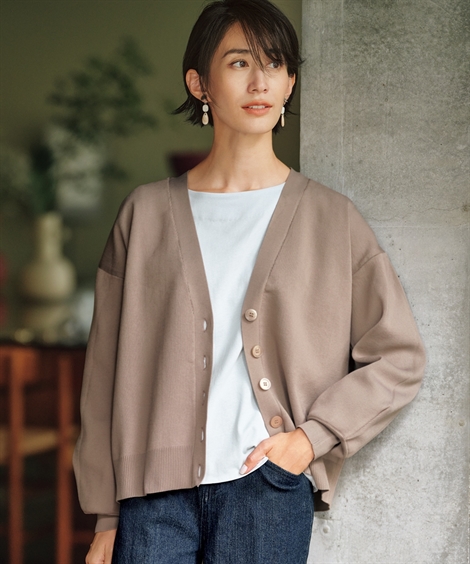 カーディガン レディース Vネック ニット OtonaSMILE M〜5L ニッセン nissen ニッセン カーディガン レディース Vネック ニット OtonaSMILE M