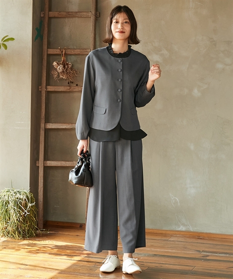 ニッセン（nissen） スーツ パンツ フォーマル 大きいサイズ