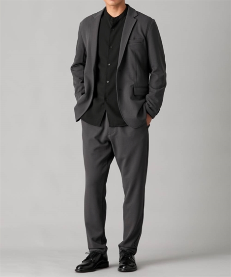 新品 フレックスジャパン シャツ付き 3ピース セットアップスーツL相当 黒 新品 フレックスジャパン シャツ付き 3ピース セットアップスーツL相当 黒