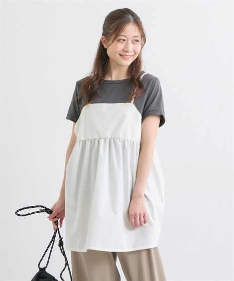ニッセン（nissen） マタニティ トップス 授乳服 ママ ウエア