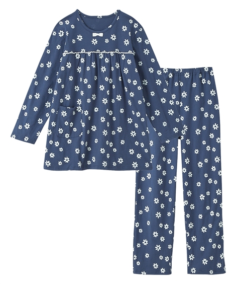 パジャマ 大きいサイズ レディース 夏の 綿100％ 薄手がうれしい 長袖 セットアップ 女性 4L...