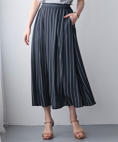 ニッセン（nissen） ロングスカート レディース 風なびくエアリー