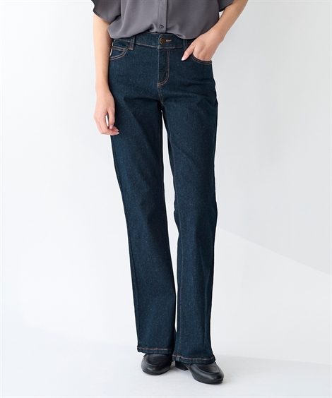 ニッセン（nissen） フレアパンツ ブーツカットパンツ 大きいサイズ