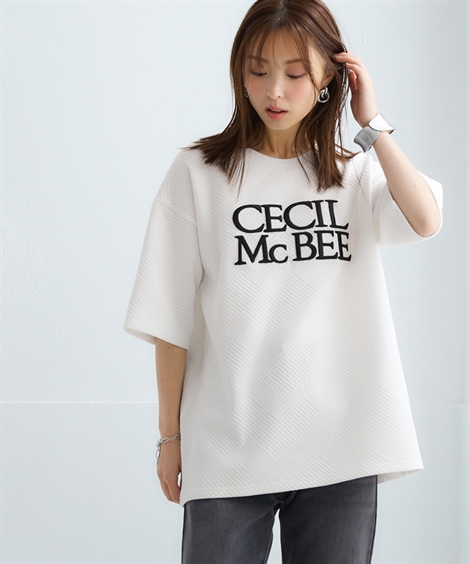Tシャツ レディース CECIL McBEE 変形キルト S〜M/L〜LL/3L〜4L/5L〜6L ...