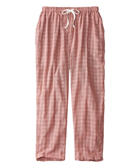 パジャマ パンツ 大きいサイズ レディース 綿100％ ダブルガーゼルームボトム 女性 4L〜5L/...