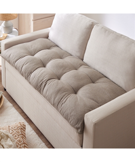 ニッセン（nissen） 洗える ソファー マット ｜麻混シリーズ 春 夏 秋