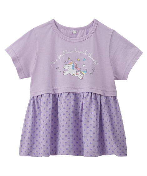 Tシャツ 子供服 キッズ メルヘン プリント 半袖  トップス カットソー 100/110/120/...