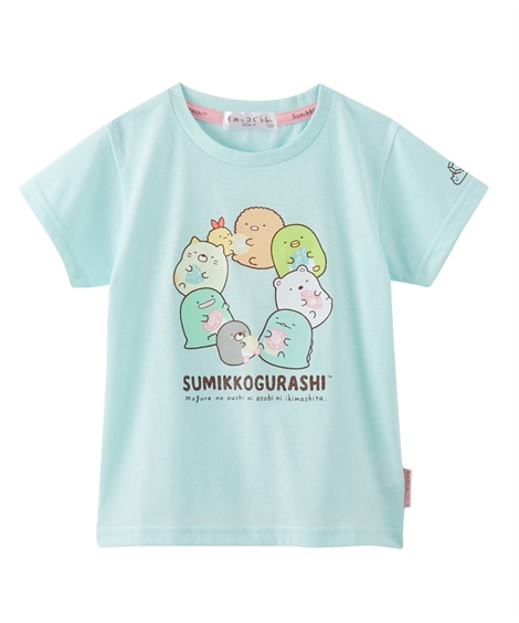 Tシャツ 子供服 キッズ すみっコぐらし プリント 半袖  トップス カットソー 110〜160 ニ...