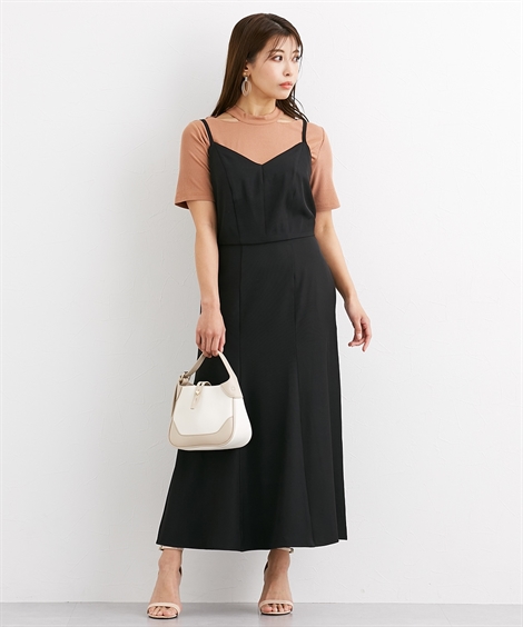 ニッセン（nissen） ワンピース ロング マキシ レディース 大きい胸