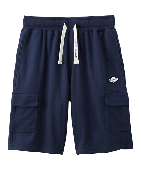 OUTDOOR パンツ メンズ カーゴポケット付き スウェット ハーフ パンツアウトドアプロダクツ M/L/LL ニッセン nissen｜nissenzai｜04