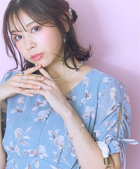 ワンピース ロング マキシ 大きいサイズ レディース フラワー プリント オーバーチュール marun ひざ下 L/LL/3L/4L/5L ニッセン nissen_4