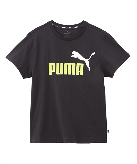 PUMA プーマ Tシャツ 子供服 キッズ 綿100％ 半袖 ロゴTシャツ