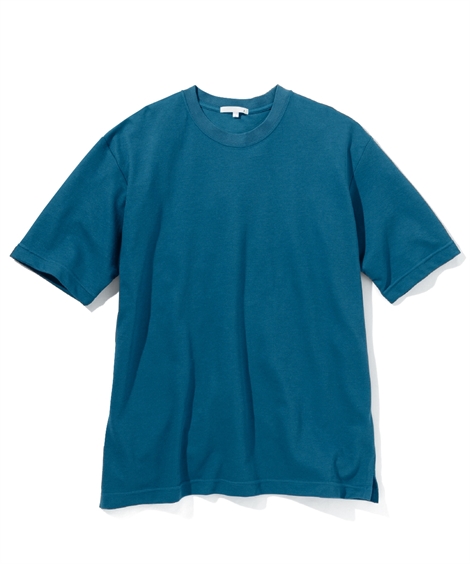 トップス 吸汗速乾オーバーサイズ5分袖Tシャツ（UVカット） ニッセン nissen