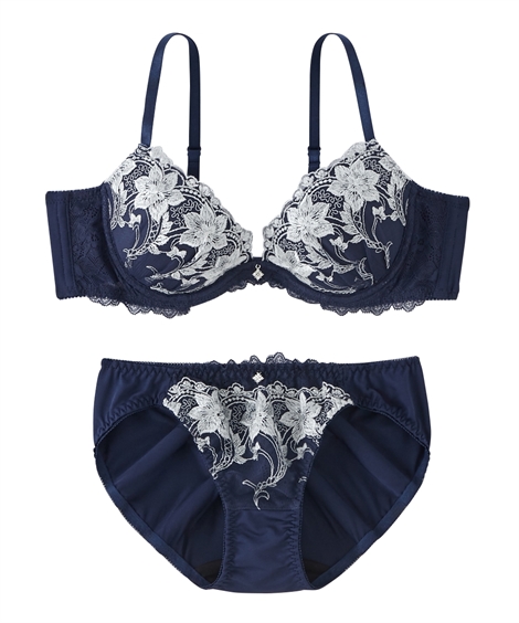 ニッセン（nissen） ブラジャー ショーツ セット レディース 脇高