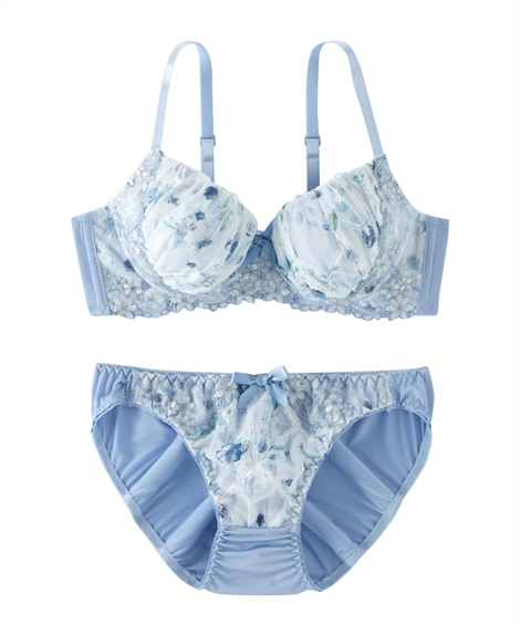 WACOAL ワコール 新品未使用 ブラジャーショーツセット BLUE 青 Yahoo!オークション -「青 ブルー」(ブラジャー、ショーツ