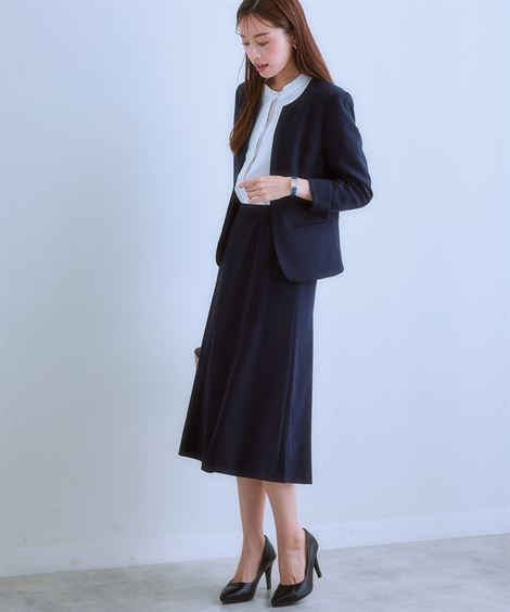 ニッセン（nissen） スーツ スカート レディース タテヨコ ストレッチ