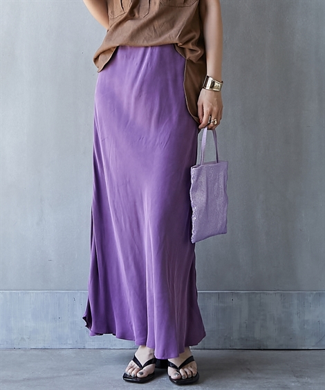 ニッセン（nissen） ロングスカート レディース Aラインナロー マキシ